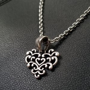Filigree Heart Shaped Necklace